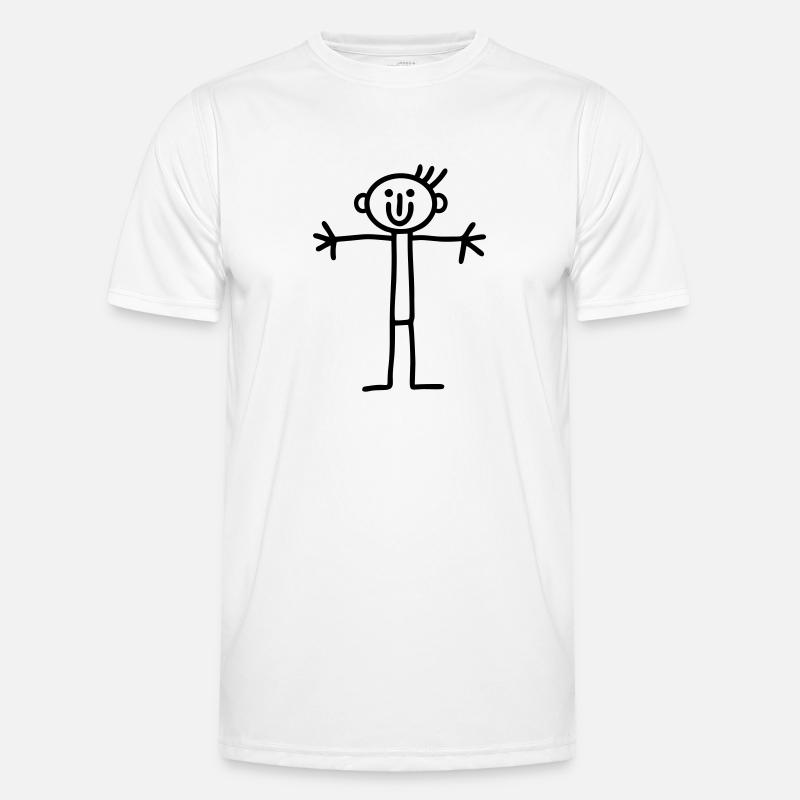 Stickmen open arms Men's Functional T-Shirt