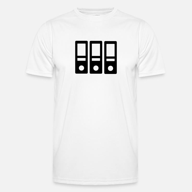 File folder - Men's Functional T-Shirt - white