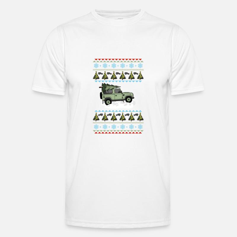 Defender 90 - Christmas tree Men's Functional T-Shirt