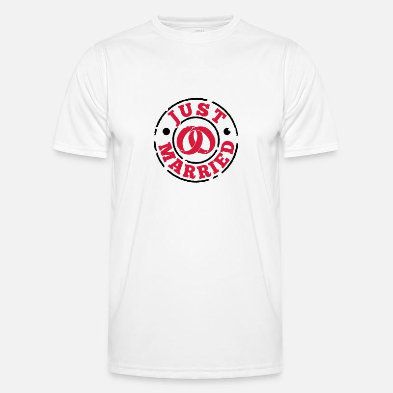 just_married T-shirt sport Homme