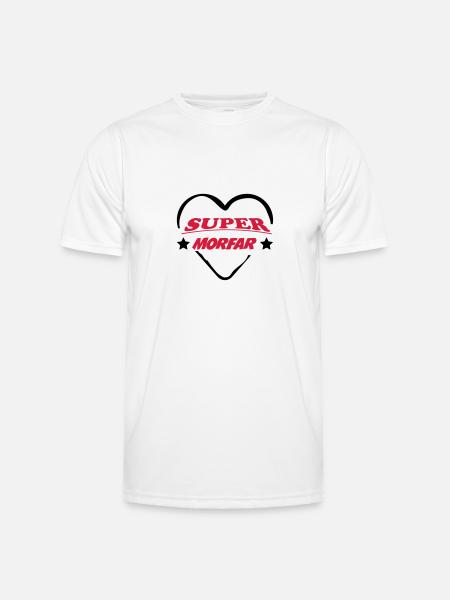 Super morfar 111 - Men's Functional T-Shirt - white
