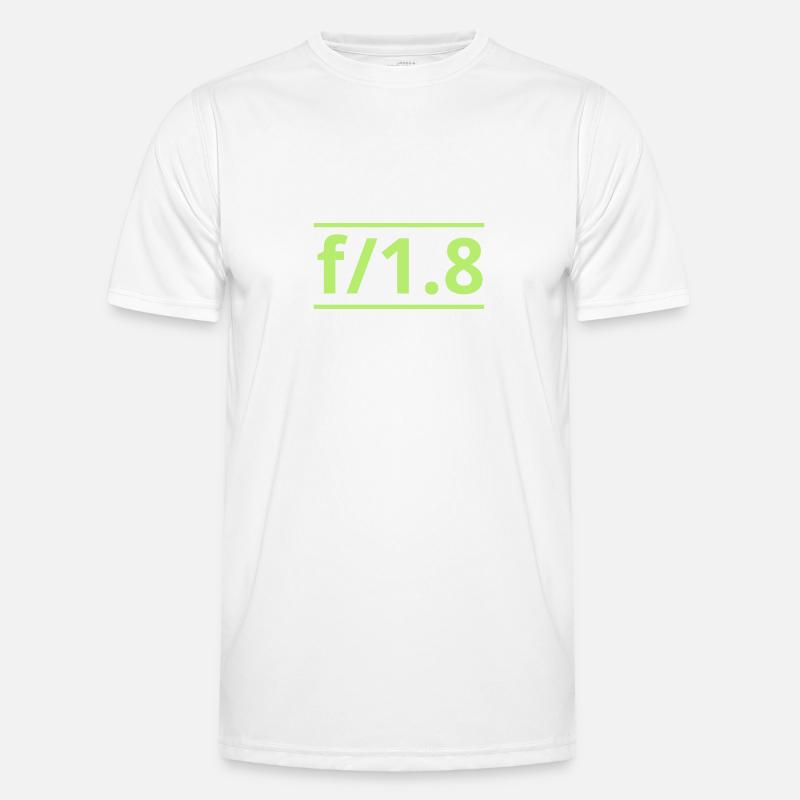 Camera aperture f / 1.8 Men's Functional T-Shirt