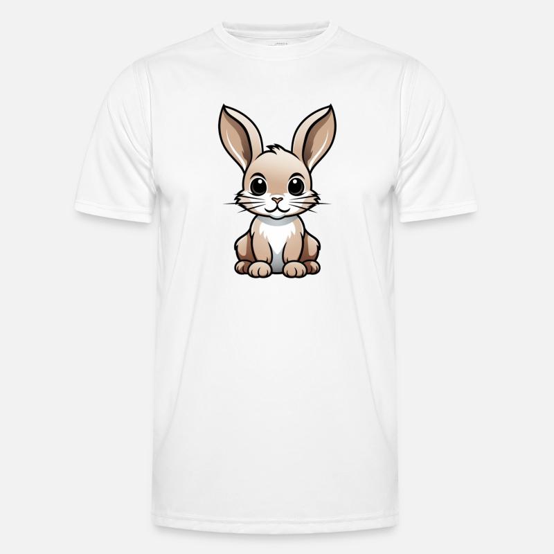 Comic Bunny Rabbit Bunny Cartoon Style Men's Functional T-Shirt