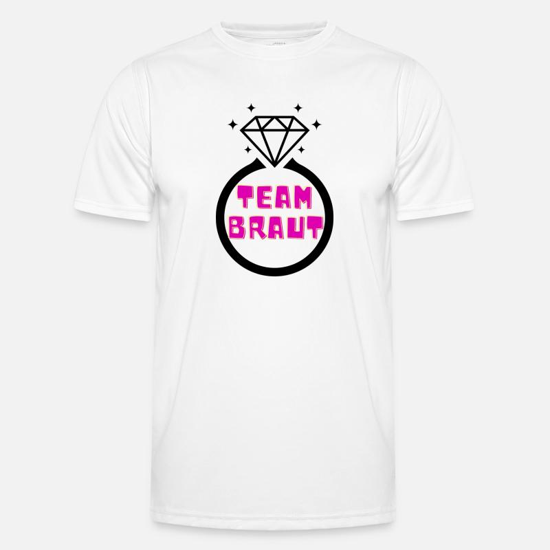 Braut Bride Männer Funktions-T-Shirt