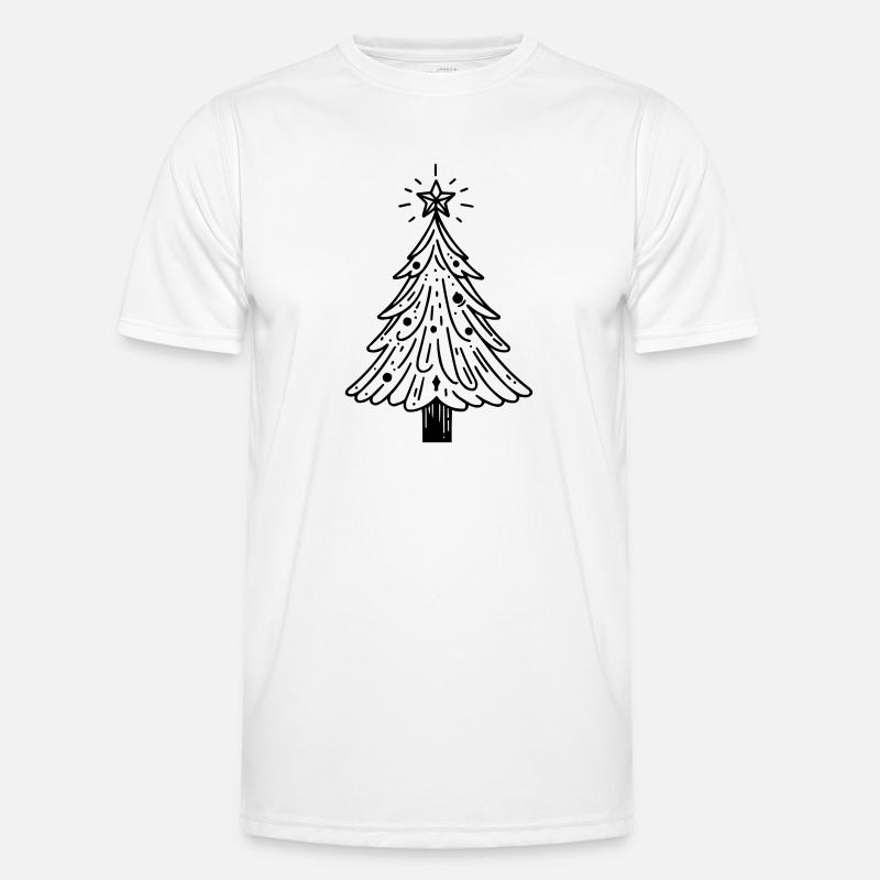 Christmas tree Men's Functional T-Shirt