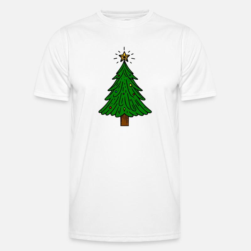 Christmas tree Men's Functional T-Shirt