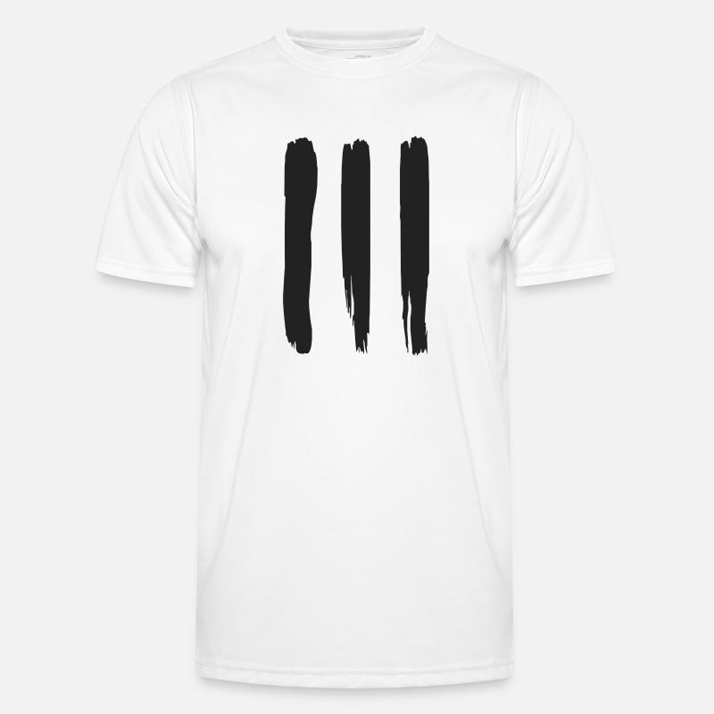 three stripes Männer Funktions-T-Shirt