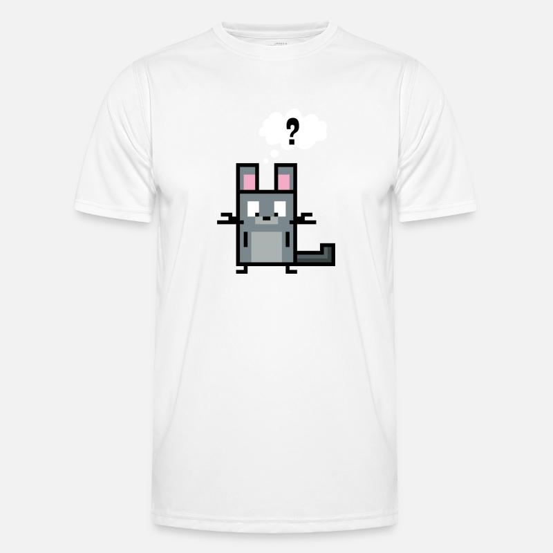 Chinchilla has a question Men's Functional T-Shirt
