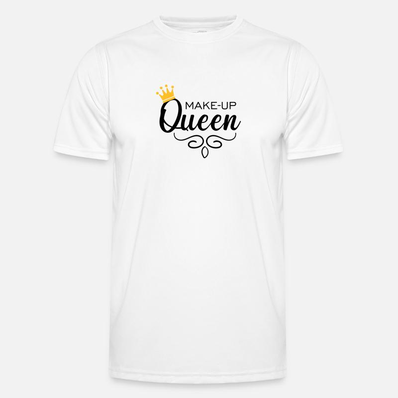 Make-up Queen - Men's Functional T-Shirt - white