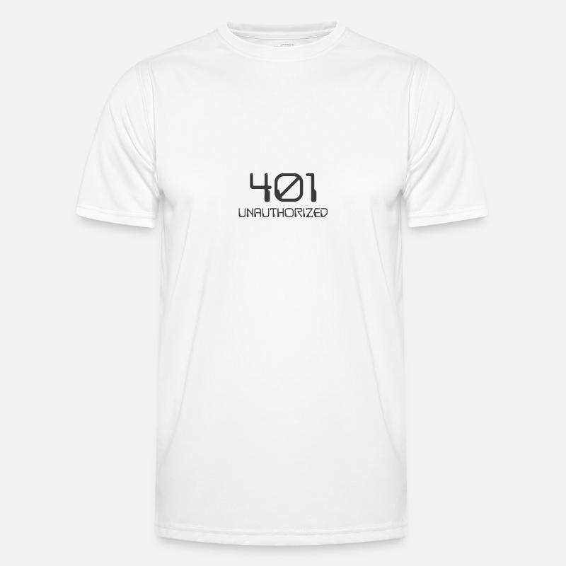 401- unauthorized dark Men's Functional T-Shirt