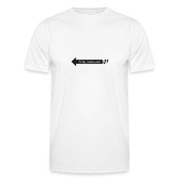 À prendre en compte - T-shirt sport Homme - blanc - Devant - AI Model Male 178 dark (178cm)