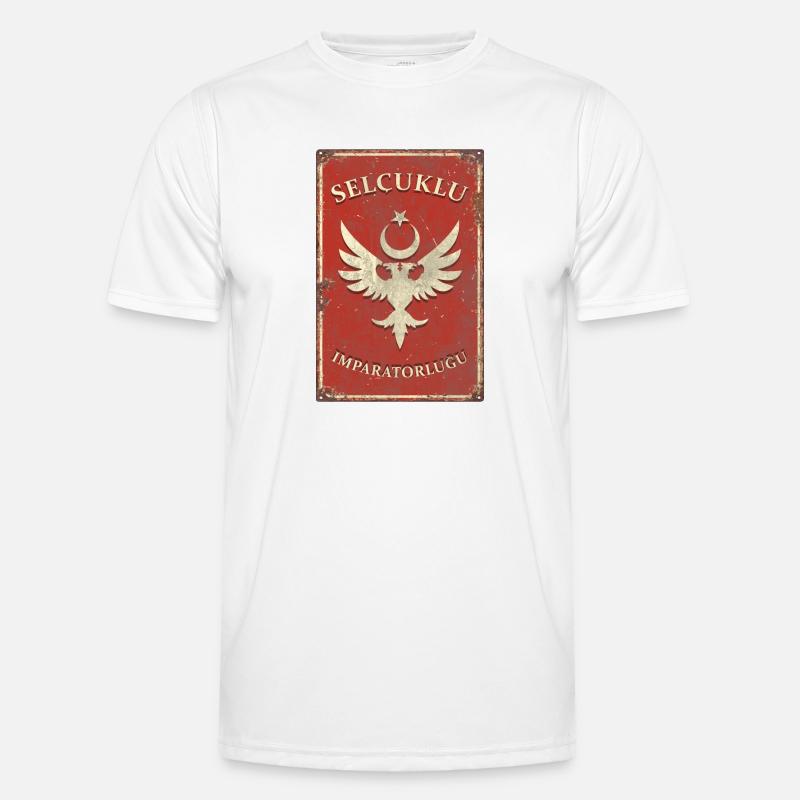 Selçuklu - Men's Functional T-Shirt - white