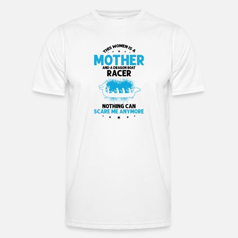 Drachenboot Trainer und Drachenboot - Männer Funktions-T-Shirt - Weiß