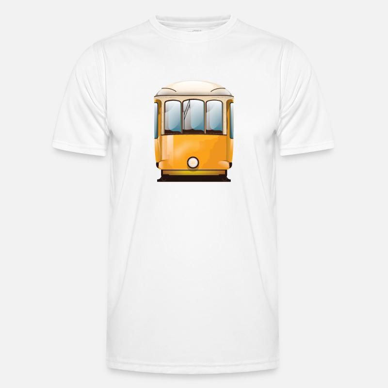 Tramway jaune T-shirt sport Homme