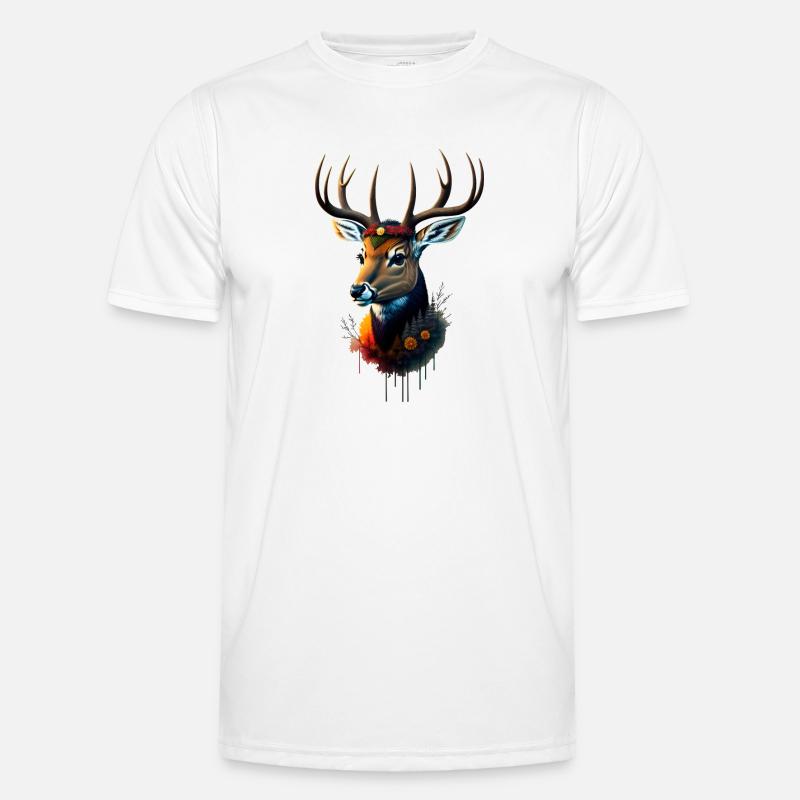 Deer - Men's Functional T-Shirt - white