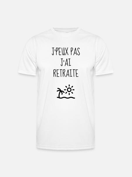 Retirement Retired Ruhestand Retraite Retraitée - Men's Functional T-Shirt - white