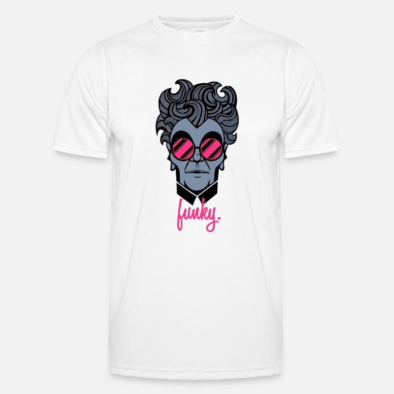 FunkyGuy - Männer Funktions-T-Shirt - Weiß