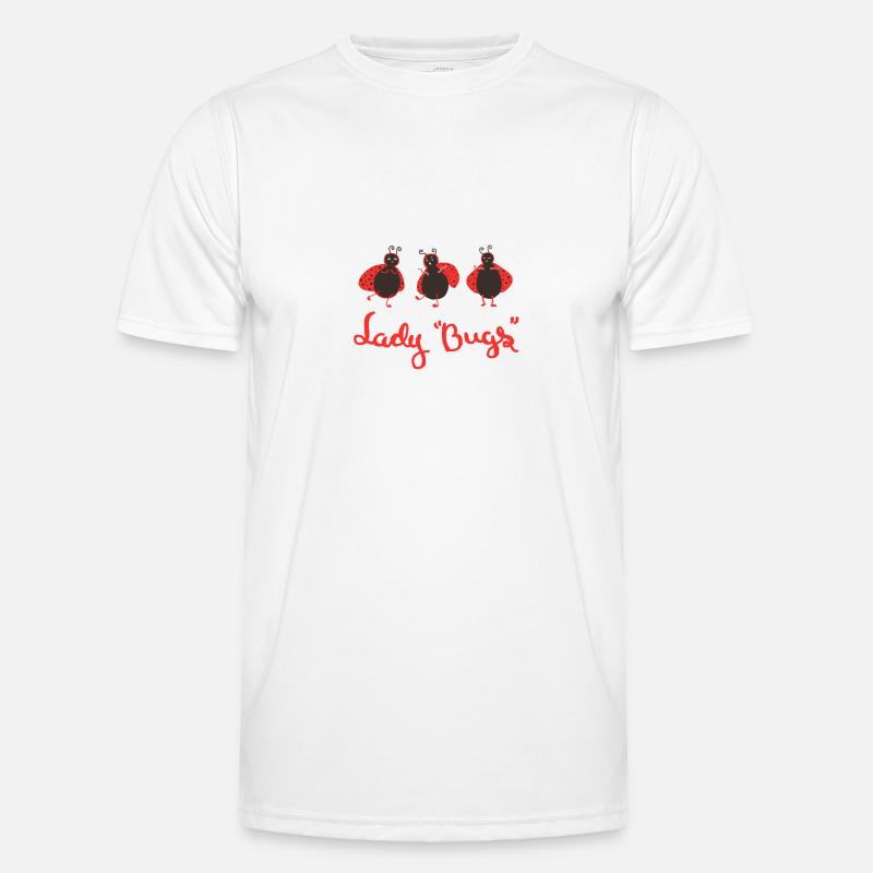 Ladybug ladybugs animals - Men's Functional T-Shirt - white