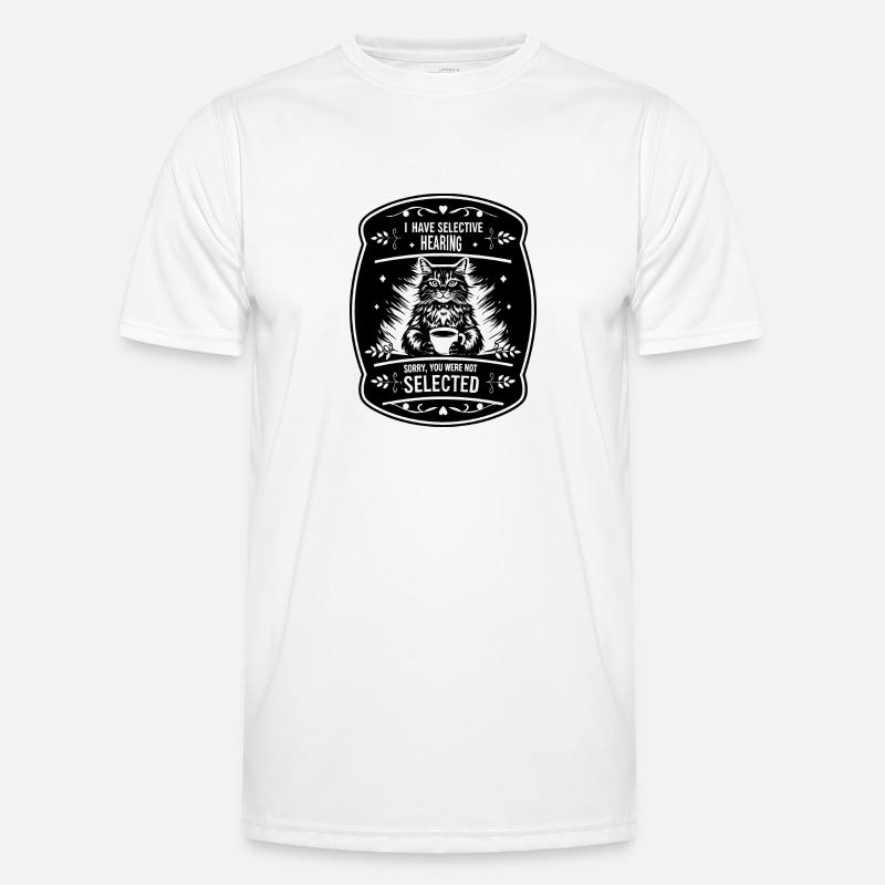CAT | I HAVE SELECTIVE HEARING Men's Functional T-Shirt