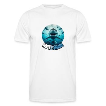 My Design - Männer Funktions-T-Shirt - Weiß - Vorne - AI Model Male 178 dark (178cm)