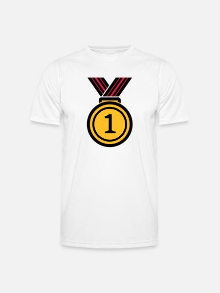 Siegermedallie - T-shirt sport Homme - blanc