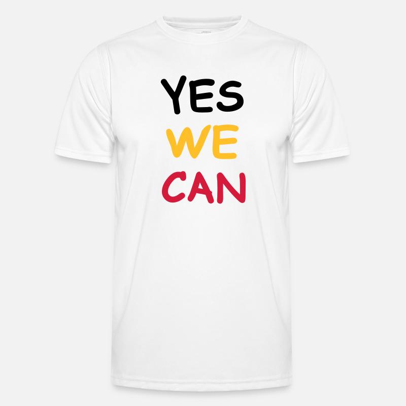 yes we can T-shirt sport Homme