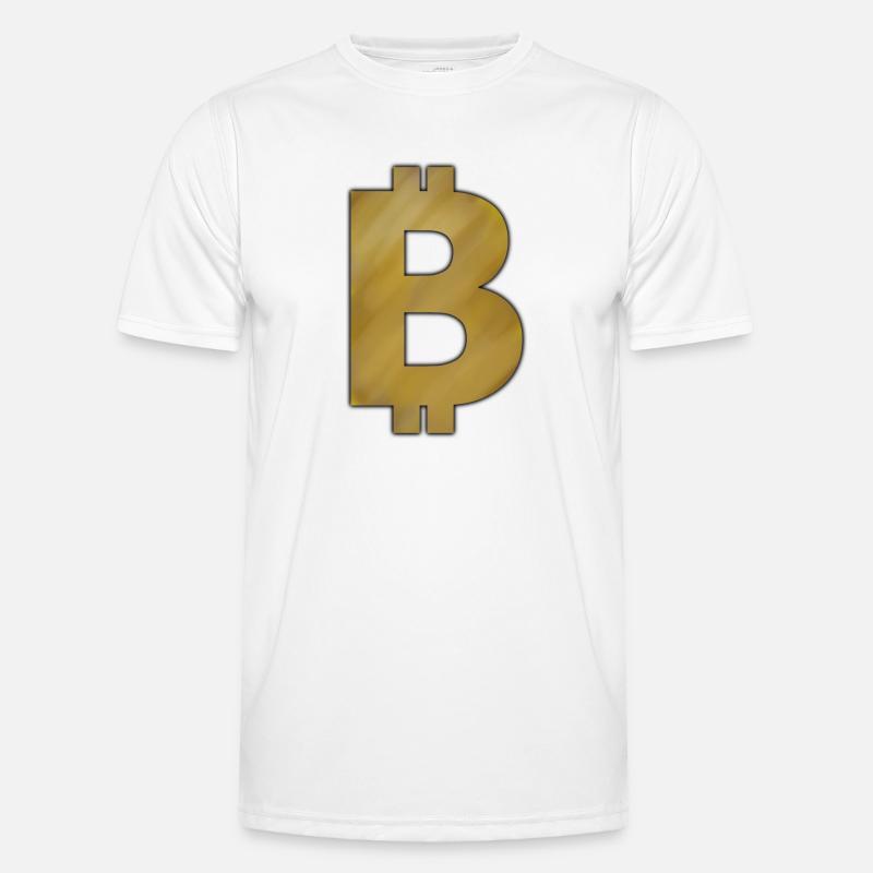 Bitcoin BTC Männer Funktions-T-Shirt