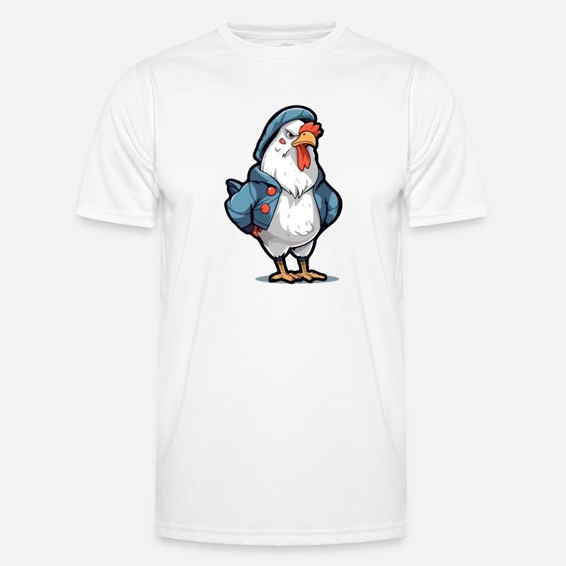 Bobby the grumpy rooster Men's Functional T-Shirt