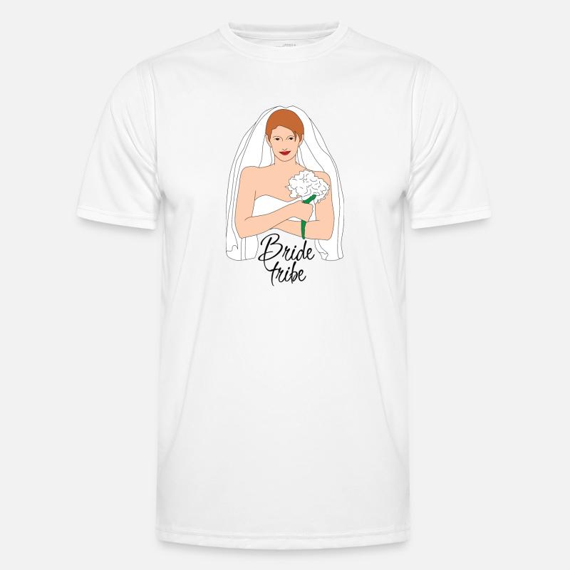 Bride Tribe Brown 2 Men's Functional T-Shirt