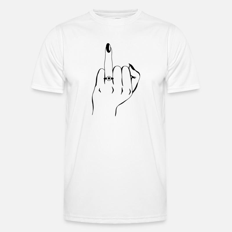 Put a ring on it - Men's Functional T-Shirt - white