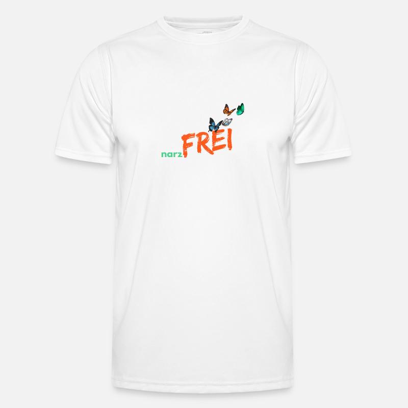 narzfrei orange Männer Funktions-T-Shirt