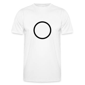 Cercle - T-shirt sport Homme - blanc - Devant - AI Model Male 178 dark (178cm)