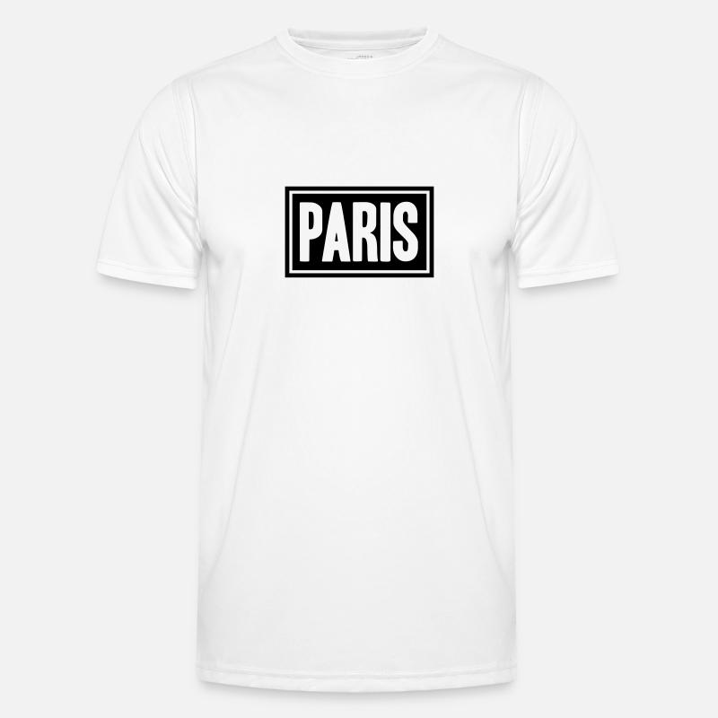 Paris Design - Men's Functional T-Shirt - white