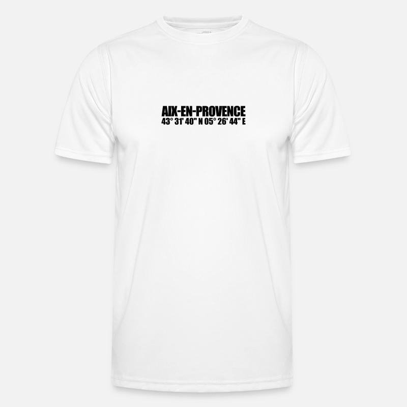Aix-en-Provence coordinates Men's Functional T-Shirt