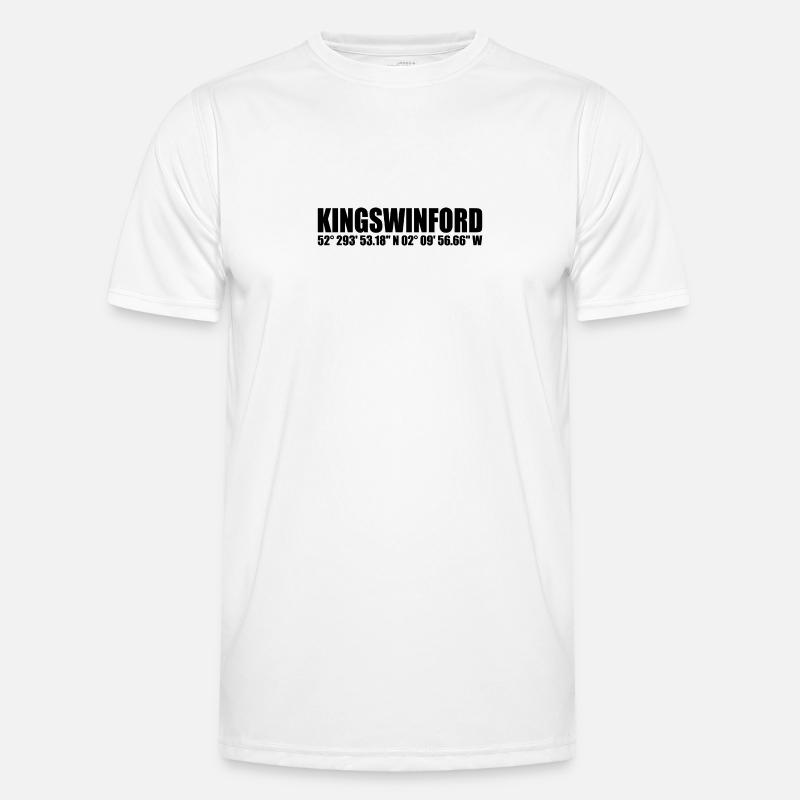 Kingswinford coordinates - Men's Functional T-Shirt - white