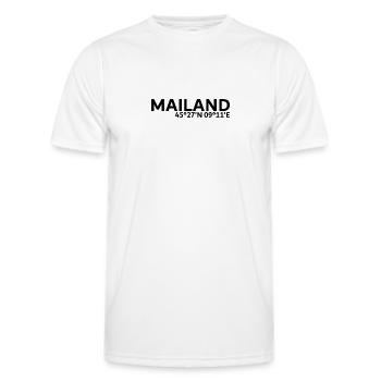 Milan coordinates - Men's Functional T-Shirt - white - Front - AI Model Male 178 dark (178cm)