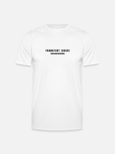 Frankfurt (Oder) Brandenburg - Men's Functional T-Shirt - white