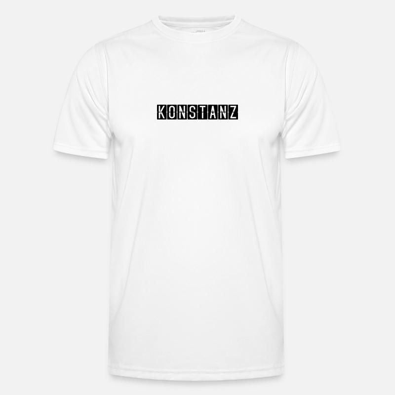 Konstanz Flughafentafel Männer Funktions-T-Shirt