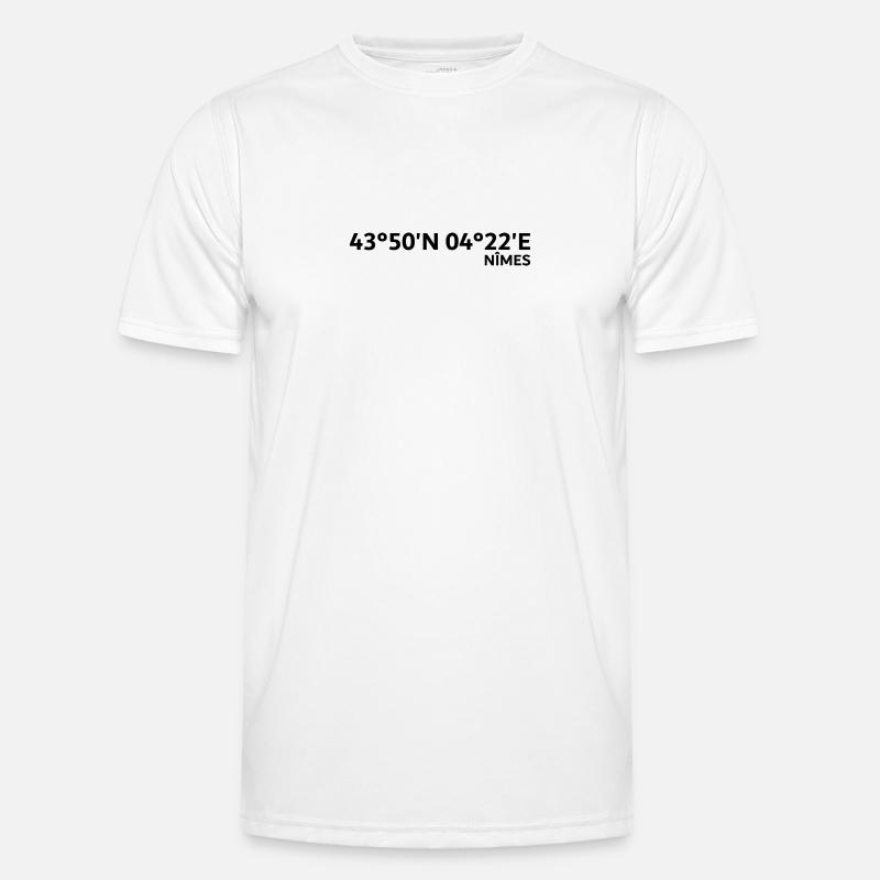 Nîmes coordinates - Men's Functional T-Shirt - white
