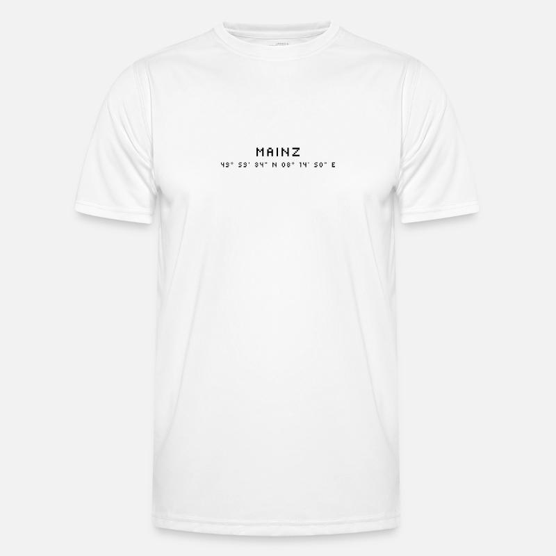 Mainz coordinates - Men's Functional T-Shirt - white