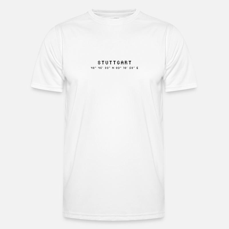 Stuttgart coordinates - Men's Functional T-Shirt - white