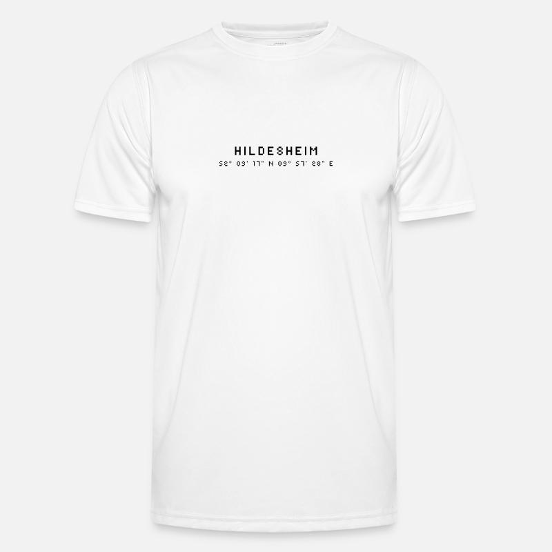 Hildesheim coordinates - Men's Functional T-Shirt - white