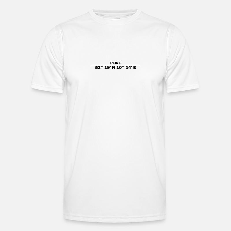 Peine Coordinates - Men's Functional T-Shirt - white