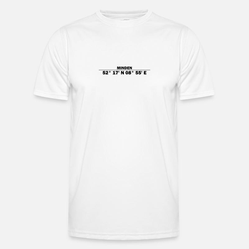 Minden coordinates - Men's Functional T-Shirt - white