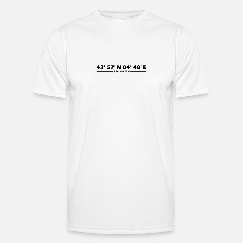 Coordonnées d’Avignon T-shirt sport Homme