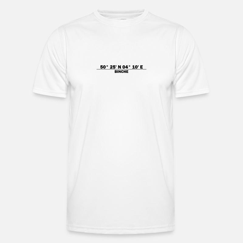 Binche coordinates - Men's Functional T-Shirt - white
