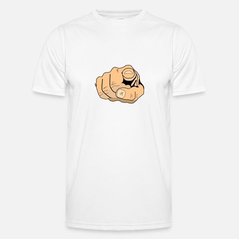index finger Men's Functional T-Shirt