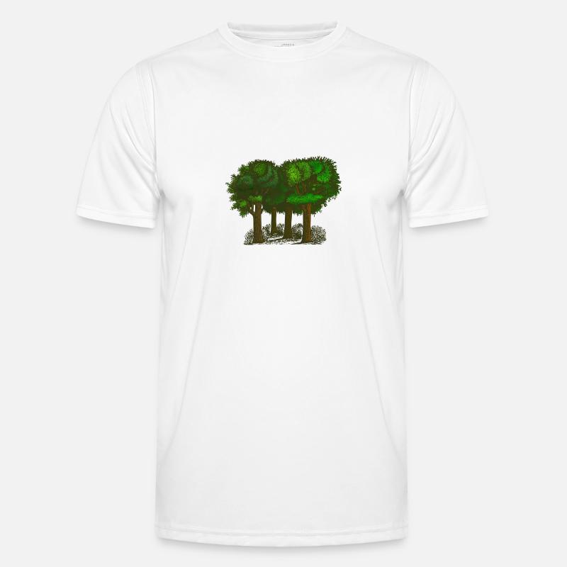 Wald Männer Funktions-T-Shirt
