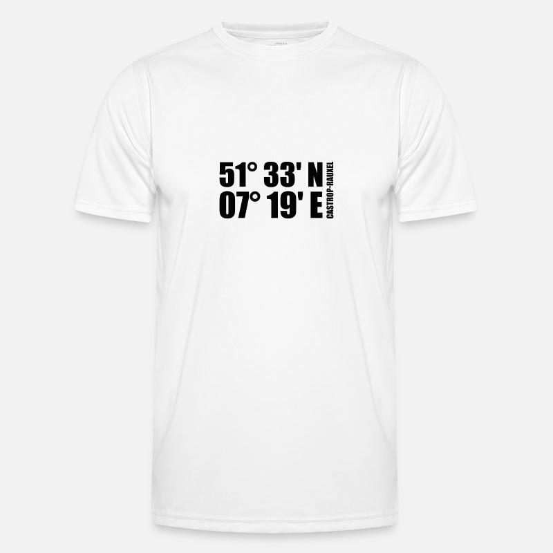 Castrop-Rauxel coordinates Men's Functional T-Shirt