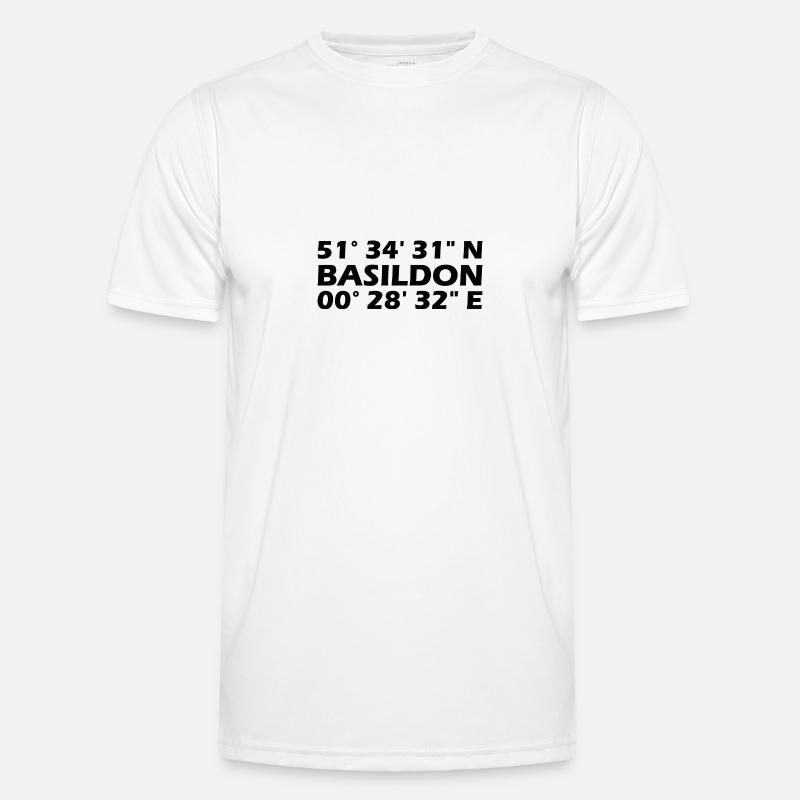 Basildon Coordinates - Men's Functional T-Shirt - white